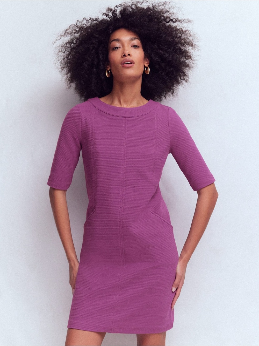 Boden Nessa Ottoman Shift Dress Damson- NWT Sz 10R